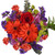 Blazing Mixed Bouquet - Fresh Cut Flowers - 10 Pack - Red, Purple By Bloomingmore