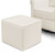 Davinci Maya Swivel Glider And Ottoman In Cotton Weave