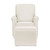 Davinci Maya Swivel Glider And Ottoman In Cotton Weave