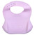 Lilac Silicone Bib With Crumb Catcher