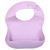 Lilac Silicone Bib With Crumb Catcher
