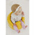 Bumbo B10011 Baby Infant Soft Foam Comfortable Wide Floor Seat With 3 Point Adjustable Harness, Mimosa Yellow