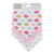 Hudson Baby Infant Girl Cotton Bandana Bibs 3pk, Aztec, One Size