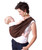 Hugamonkey Cotton Baby Sling Wrap Carrier For Newborn Babies, Infants And Toddlers Upto 3 Years - Brown, Large