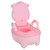 Portable Cute Baby Potty Cute Cow Toilet Seat Girl Boy Training Pot With Removable Waste Cup And Brush