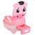 Portable Cute Baby Potty Cute Cow Toilet Seat Girl Boy Training Pot With Removable Waste Cup And Brush