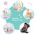 Gymax Baby Gym Play Mat 3 In 1 Fitness Music And Lights Fun Piano Activity Center Toys
