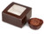 1 Unit Chocolate Window Candy Truffle Boxes 2-5/8x2-3/4x1-1/4" Holds 4, 25pc/unit