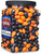 Halloween Black & Orange Jordan Almonds By Its Delish, 3.5 Lbs Jumbo Reusable Container  Sugared Almond Nut With Sweet Hard Candy Coating - Perfect For Wedding, Bridal And Baby Showers, Party -...