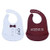 Little Treasure Baby Boy Silicone Bibs 2pk, Genius, One Size