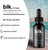 Blk. Black & Blueberry Fulvic Enriched Water 16.9oz / 500ml (12 Pack) + 2 Oz Fulvic Charged Drops