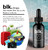 Blk. Black & Blueberry Fulvic Enriched Water 16.9oz / 500ml (12 Pack) + 2 Oz Fulvic Charged Drops