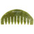 Ecotools Scalp Jade Green Gua Sha Hair Comb, 1 Count