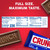 Crunch Milk Chocolate And Crisped Rice, Full Size Individually Wrapped Candy Bars, Great For Holiday Stocking Stuffers, 1.55 Oz Each