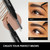 Covergirl Easy Breezy Brow All-day Brow Ink Pen, Soft Brown, 0.02 Fl Oz, Eyebrows, Eyebrow Pencil, Brow Pencil, Matte, Eyebrow Enhancer, Super-fine Tip, Smudge Proof, Longlasting