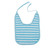 Big Large Bibs - 5 Pieces - Extra Large Coverage - Soft Drool Absorbing, Easy To Wash, Toddlers, Big Kids, Adults - Stripes Prints - Blue