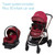 Maxi-cosi Zelia² 5-in-1 Modular Travel System, Radish Ruby