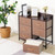 Bigroof Dresser For Bedroom, Storage Organizer 6 Drawer Dresser For Bedroom Hallway, Sturdy Steel Frame Wood Top