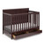 Graco Hadley 5-in-1 Convertible Baby Crib With Drawer Espresso