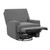 Baby Relax Rylan Swivel Glider Recliner Nursery Chair, Dark Gray Linen Cushions With Coil Seating,