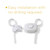 Safety 1st Outsmart Flex Lock With Decoy Button, White