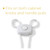 Safety 1st Outsmart Flex Lock With Decoy Button, White