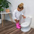 Potty Training Seat Toilet Chair For Toddler Girls Boys Baby Kids - Portable Travel Trainer With Removable Bowl And Wipe Dispenser