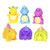 Elegant Baby Bath Time Fun Rubber Water Squirties, Dinosaur Party Squirt Toys