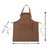 Dream Lifestyle Cotton Kitchen Apron For Cooking- Mens And Womens Professional Chef Or Server Bib Apron - Adjustable Straps With Pockets And Towel Loop