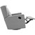 Baby Relax Mikayla Swivel Gliding Recliner, Gray Linen