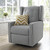 Baby Relax Mikayla Swivel Gliding Recliner, Gray Linen