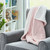 Parent's Choice Premium Plush Dusty Rose Blanket With Faux Sherpa Lining, For Baby And Toddler, 30" X 40"