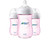 Philips Avent Natural Baby Bottle, Pink, 9oz, 3pk, Scf013/38