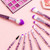 Makeup Brush Set 10pcs Purple Stylish Glitter Handle Makeup Brushes Set Professional Make Up Brushes Tools