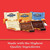 Ghirardelli Chocolate Caramel Squares Assortment, Chocolate Squares For Valentines, 8.6 Oz Bag