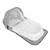 Infant Bed Newborn Bed Baby Lounger Newborn Baby Bed Foldable Baby Lounger With  Net Mattress Infant Travel Cribgray