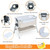 Gymax Newborn Baby Bassinet Bedside Sleeper With Storage Basket & Wheel Beige