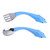 Hemoton 1 Set 2pcs Baby Tableware Stainless Steel Spoon Fork Set Toddler Tableware