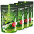 4-pack Uvernal Organic Matcha Green Tea Powder - 100% Pure Matcha For Smoothies And Baking - 1 Lb