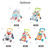 Yeacher Multifunctional Baby Walker Anti-rollover Sit-to-stand Walker Stroller With Multiple Activities Music Toys Center Push Pull Walking For Babies Infants Toddlers, Type 2