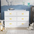 Aiegle 6 Drawer Dresser For Baby Nursery With Changing Table White