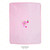 Spasilk Plush Blanket, Thick 2 Ply Blanket With Satin Trim, Baby Blanket, Pink Butterfly
