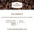 Fresh Roasted Coffee, Organic Colombian, Medium Roast Whole Bean, 80 Oz