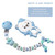 Tyry.hu Personalized Pacifier Clip With Name,send Your Baby's Name To Start Customizing Unisex