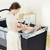 Gymax Portable Baby Playard Nursery Center Playpen With Changing Station & Mattress