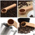 Wooden Multifunction Coffee Scoop And Bag Clip Sealing Measuring Kitchen Wooden Tablespoon Bag Clip (10pcs)