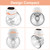 Hands-free Breast Pump, Wearable Electric Breast Pumps Touch Pane, 3 Modes And 9 Levels Adjustment, Lcd Display, Rechargeable Powered Wireless Portable Breast Pump ,19/21/24/28mm, 2pack, J3