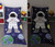 Everything Kids Space Astronaut - Navy, Green And Yellow Glow In The Dark 4 Piece Toddler Bed Set - Comforter, Flat Top Sheet, Fitted Bottom Sheet And Reversible Pillowcase