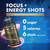 Focus Factor F29 Focus + Energy Shot Maximum Strength, Sugar-free Energy Shot Supplement