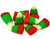 Sweetgourmet Holiday Candy Corn Red, White & Green | Bulk Christmas Candy | 2.5 Pounds